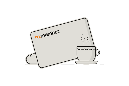 Mand betaler kontaktløst med sit re:member Mastercard.